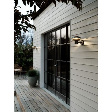 Nordlux - Venkovní nástěnné svítidlo KURNOS 1xE14/12W/230V IP54 černá