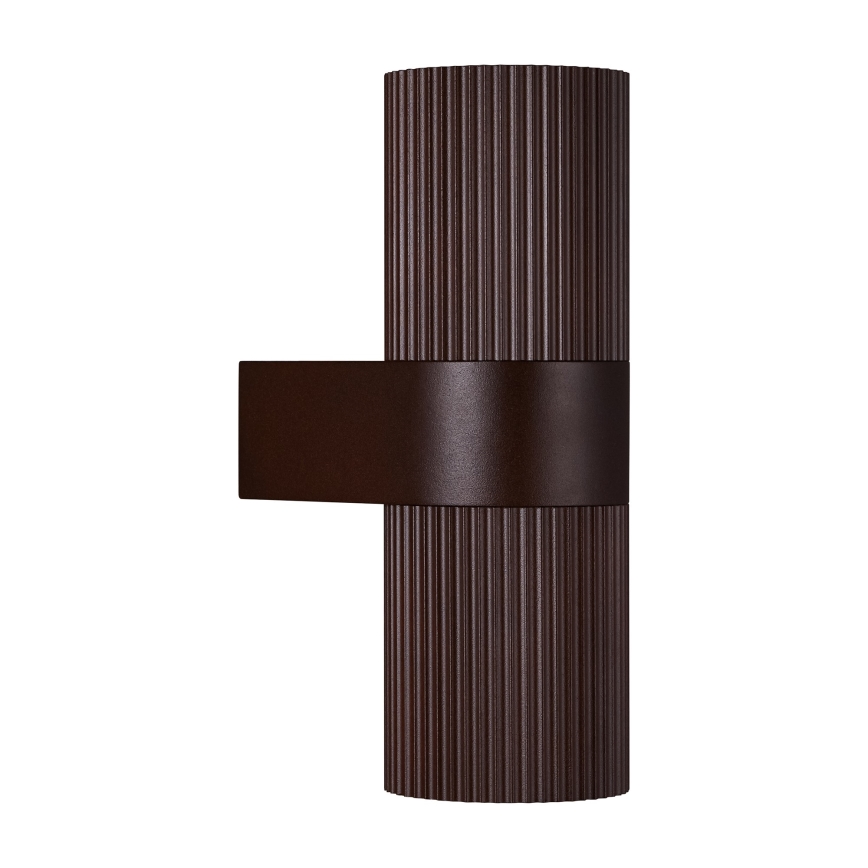 Nordlux - Venkovní nástěnné svítidlo KYKLOP 2xGU10/25W/230V IP54 hnědá
