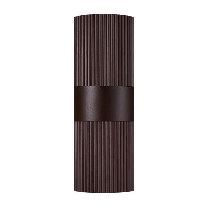 Nordlux - Venkovní nástěnné svítidlo KYKLOP 2xGU10/25W/230V IP54 hnědá