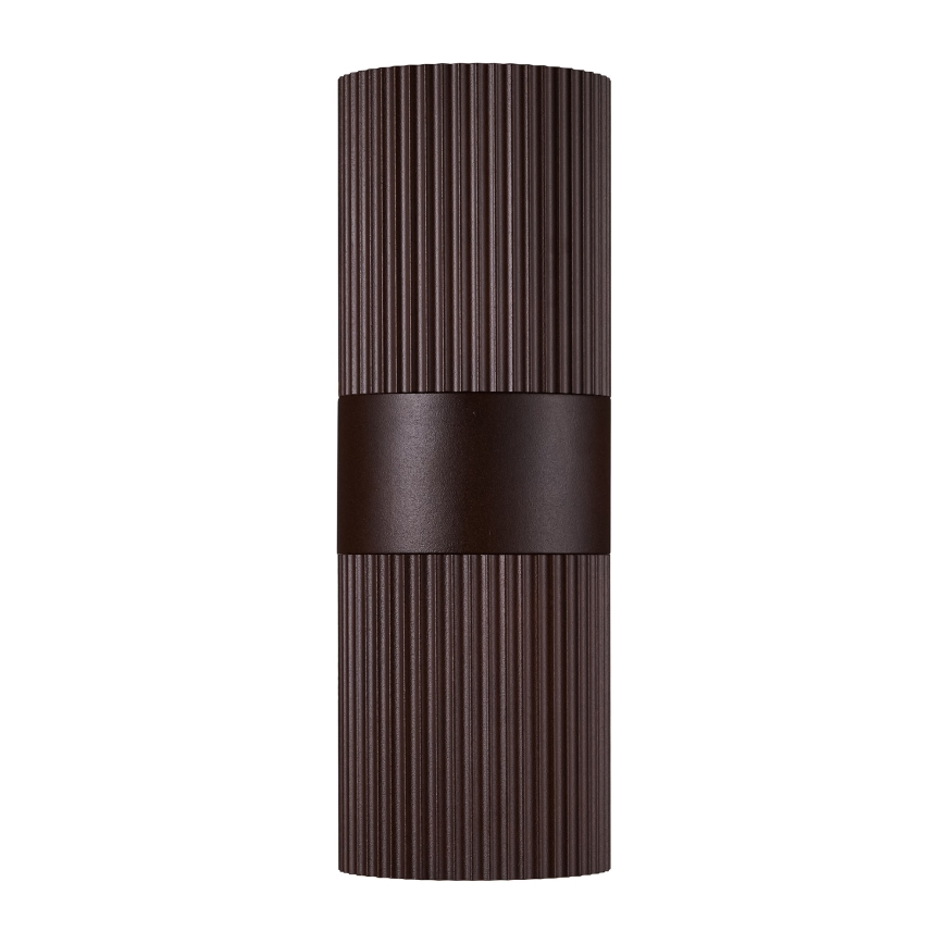 Nordlux - Venkovní nástěnné svítidlo KYKLOP 2xGU10/25W/230V IP54 hnědá