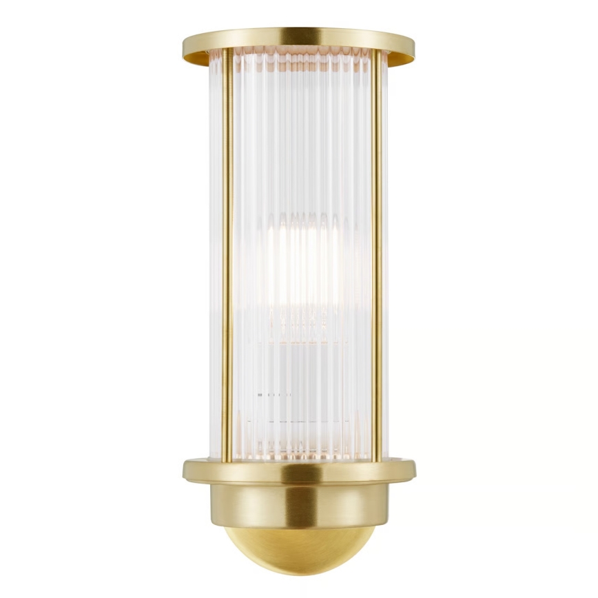 Nordlux - Venkovní nástěnné svítidlo LINTON 1xE27/15W/230V IP54 mosaz