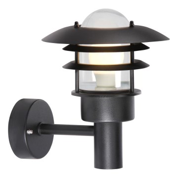 Nordlux - Venkovní nástěnné svítidlo LONSTRUP 1xE27/60W/230V IP44 černá