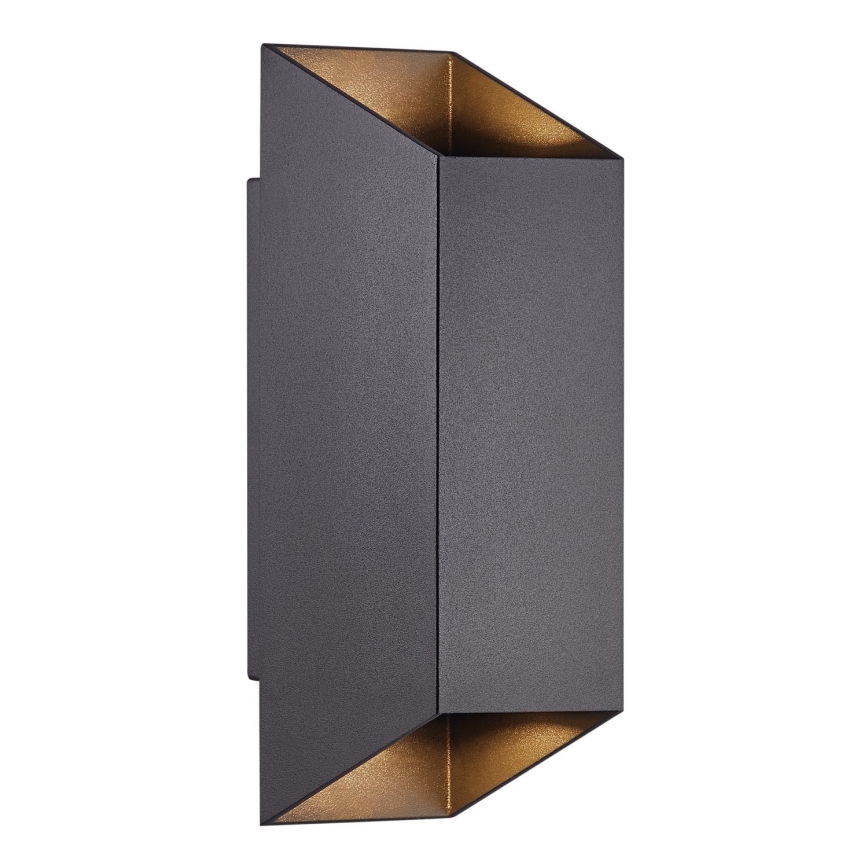 Nordlux - Venkovní nástěnné svítidlo NICO 2xGU10/35W/230V IP54 černá