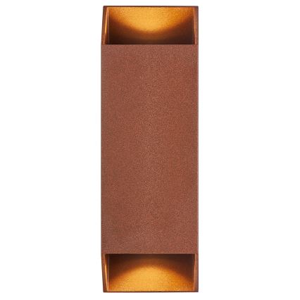 Nordlux - Venkovní nástěnné svítidlo NICO 2xGU10/35W/230V IP54 hnědá