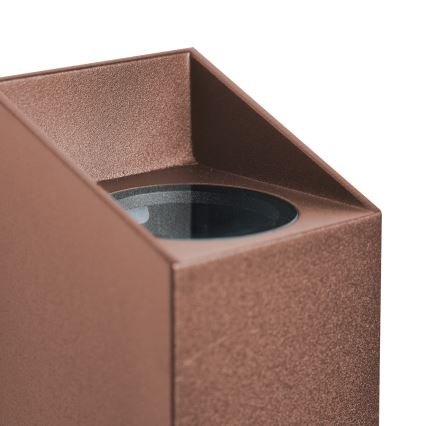 Nordlux - Venkovní nástěnné svítidlo NICO 2xGU10/35W/230V IP54 hnědá