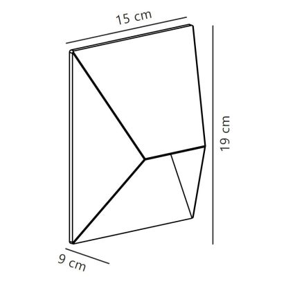 Nordlux - Venkovní nástěnné svítidlo PONTIO 1xGU10/25W/230V IP54
