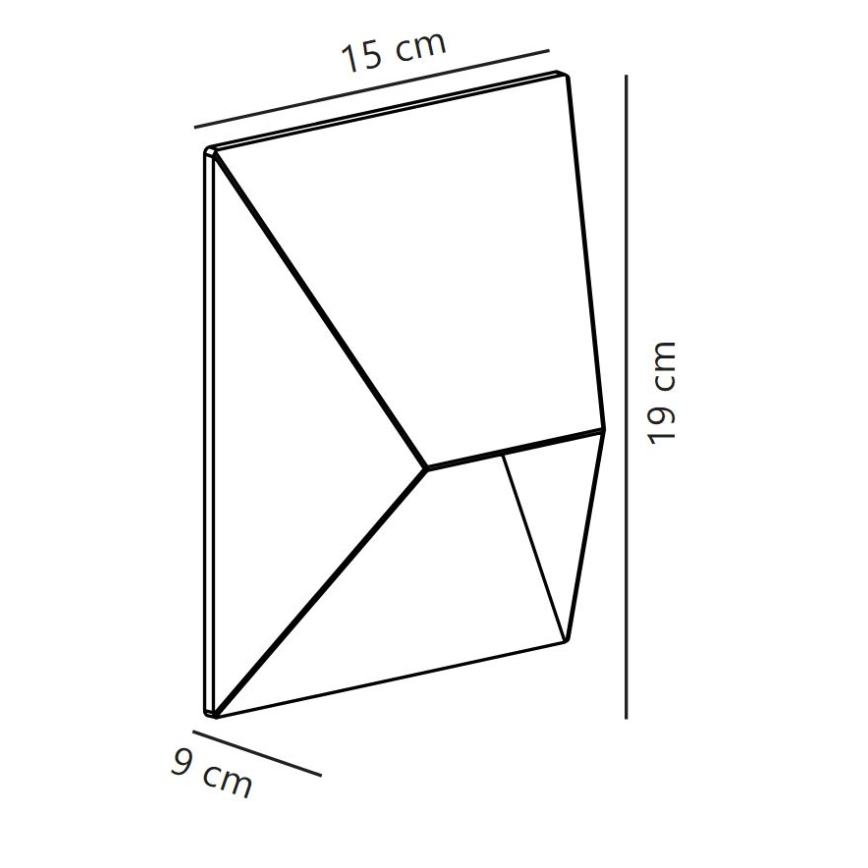 Nordlux - Venkovní nástěnné svítidlo PONTIO 1xGU10/25W/230V IP54