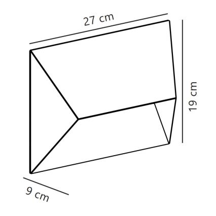 Nordlux - Venkovní nástěnné svítidlo PONTIO 2xGU10/25W/230V IP54