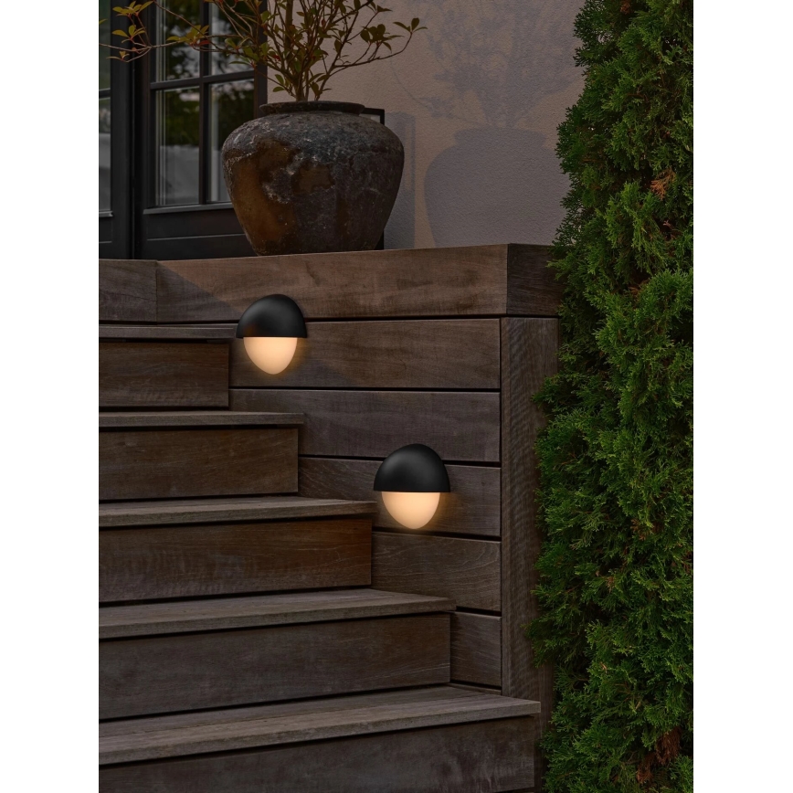 Nordlux - Venkovní nástěnné svítidlo SCORPIUS 1xE14/15W/230V IP44 černá
