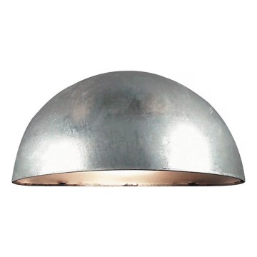 Nordlux - Venkovní nástěnné svítidlo SCORPIUS 1xE14/40W/230V IP33 stříbrná