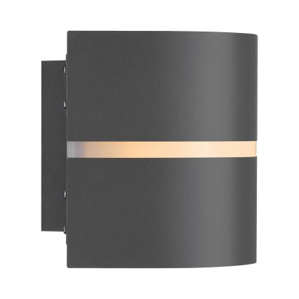 Nordlux - Venkovní nástěnné svítidlo SIBELIS 1xE27/10W/230V IP44 antracit