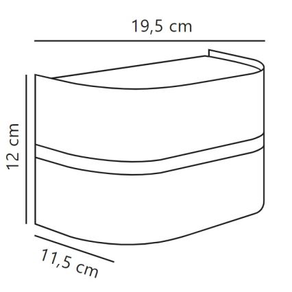 Nordlux - Venkovní nástěnné svítidlo SIBELIS 1xE27/10W/230V IP44 antracit