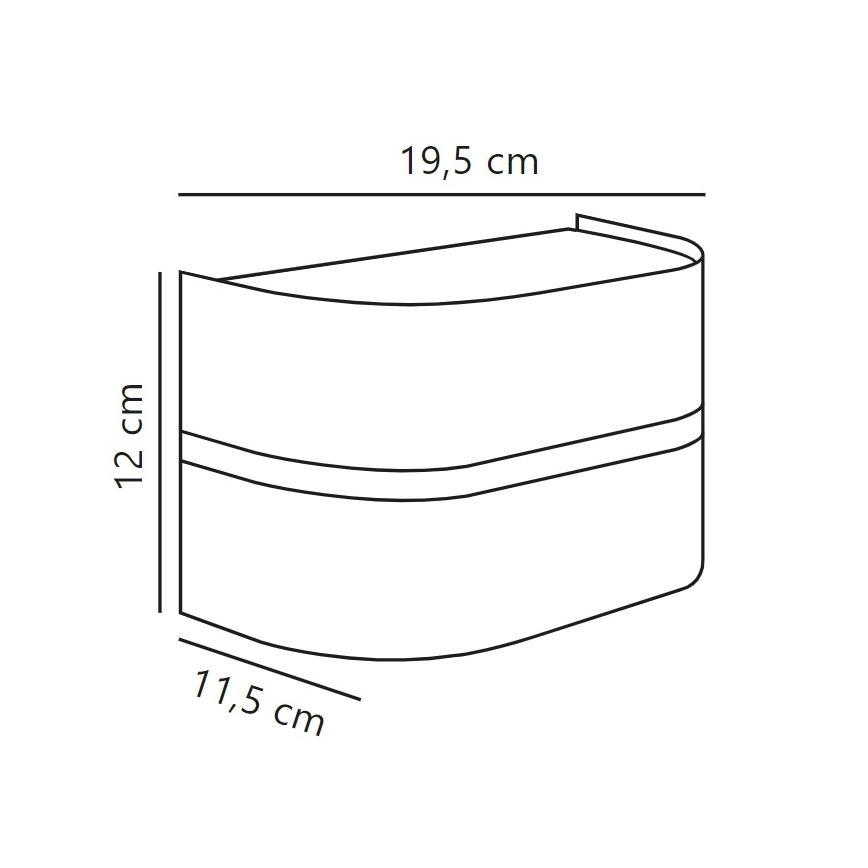 Nordlux - Venkovní nástěnné svítidlo SIBELIS 1xE27/10W/230V IP44 antracit