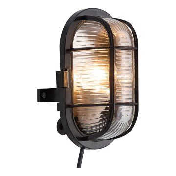 Nordlux - Venkovní nástěnné svítidlo SKOTLAMPE 1xE27/60W/230V IP44 černá