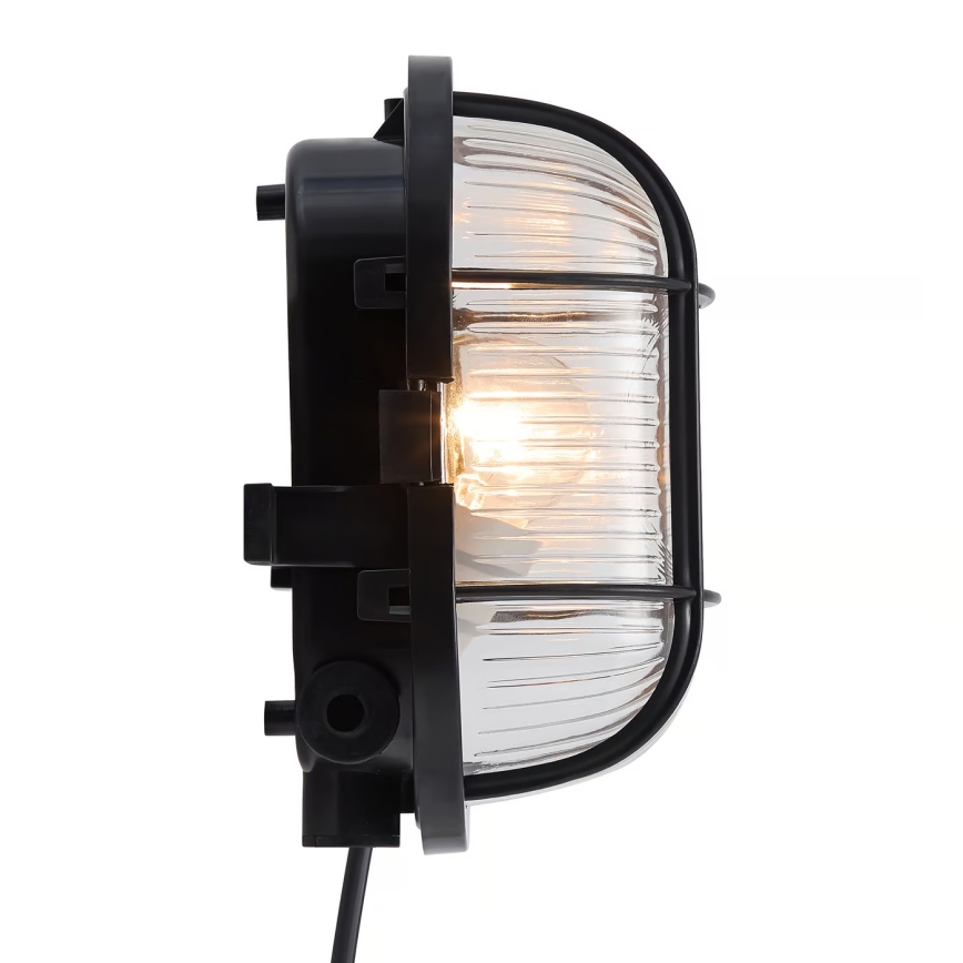 Nordlux - Venkovní nástěnné svítidlo SKOTLAMPE 1xE27/60W/230V IP44 černá