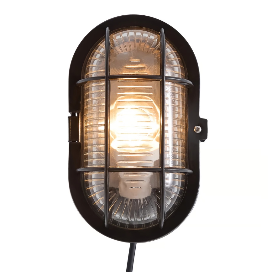 Nordlux - Venkovní nástěnné svítidlo SKOTLAMPE 1xE27/60W/230V IP44 černá