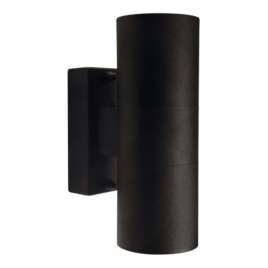 Nordlux - Venkovní nástěnné svítidlo TIN 2xGU10/35W/230V IP54 černá