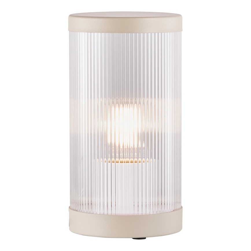 Nordlux - Venkovní stolní lampa COUPAR 1xE27/25W/230V IP54 béžová
