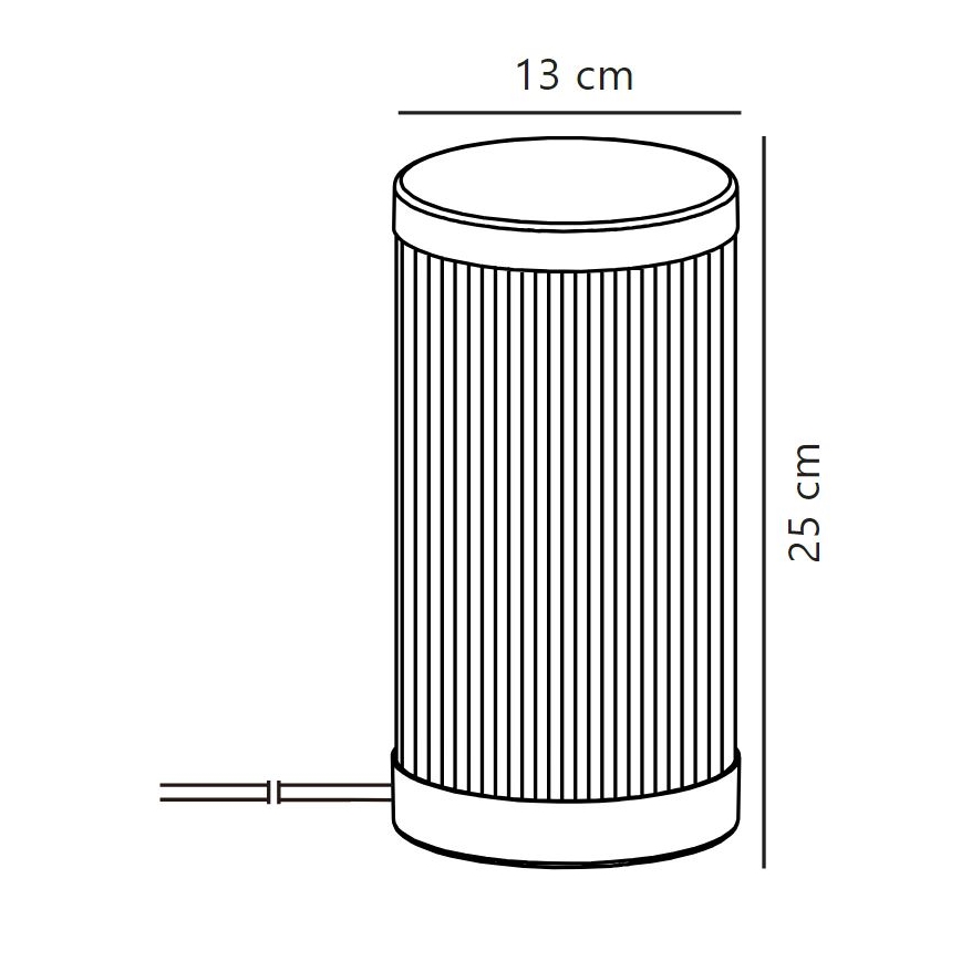 Nordlux - Venkovní stolní lampa COUPAR 1xE27/25W/230V IP54 béžová