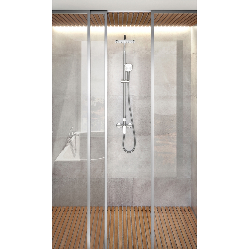 Novaservis - Sprchová sada s baterií METALIA ECO lesklý chrom
