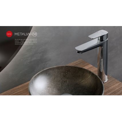 Novaservis - Umyvadlová baterie METALIA ECO 25,7 cm lesklý chrom