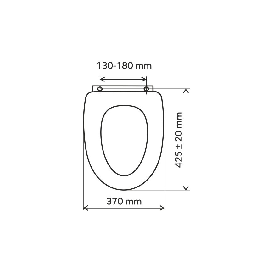Novaservis - Záchodové prkénko duroplast/bílá