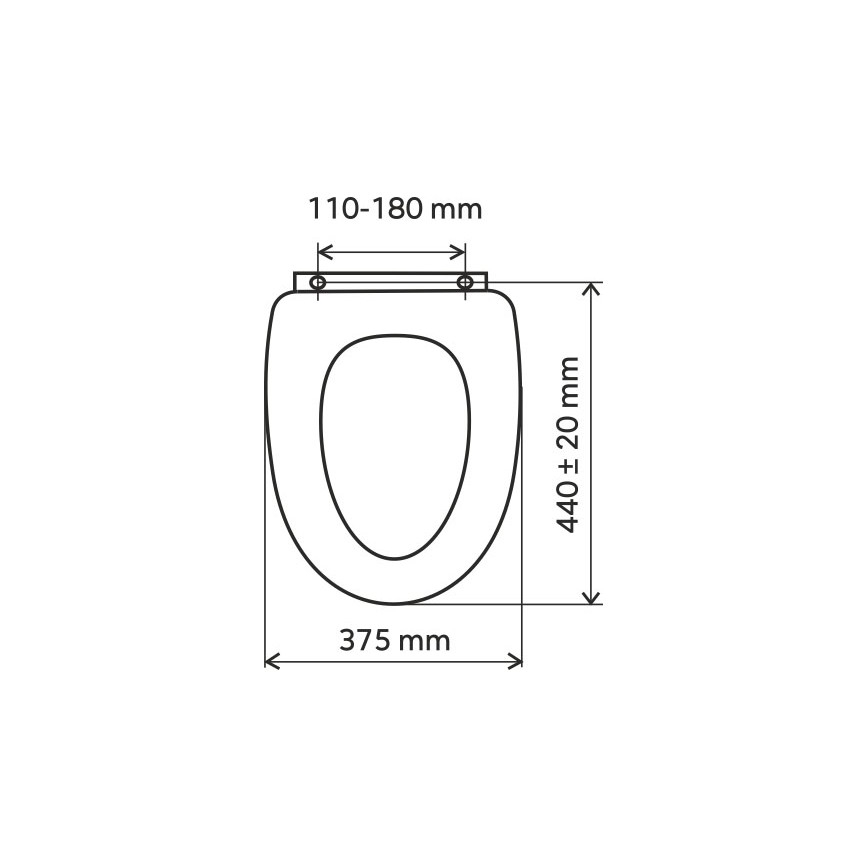 Novaservis - Záchodové prkénko MDF/dekor bříza
