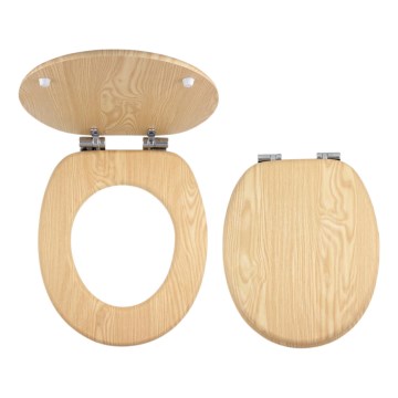 Novaservis - Záchodové prkénko SoftClose MDF/dekor jasan