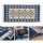 Oboustranný orientální koberec KILIM 80x150 cm modrá/béžová