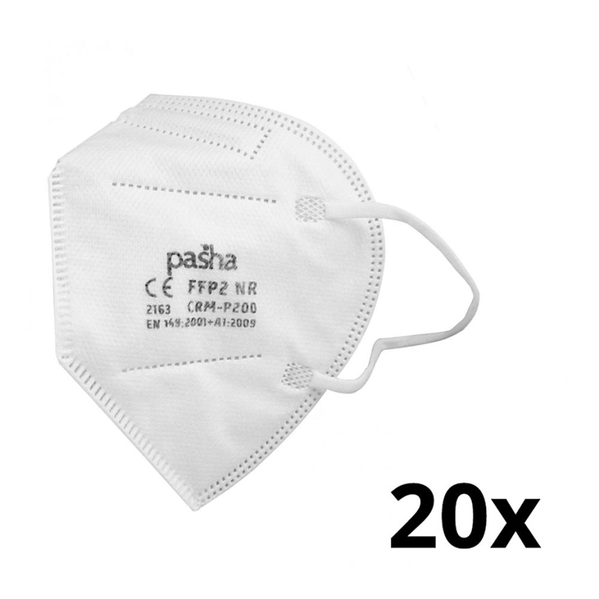 Ochranná pomůcka - respirátor FFP2 NR CE 2163 20ks
