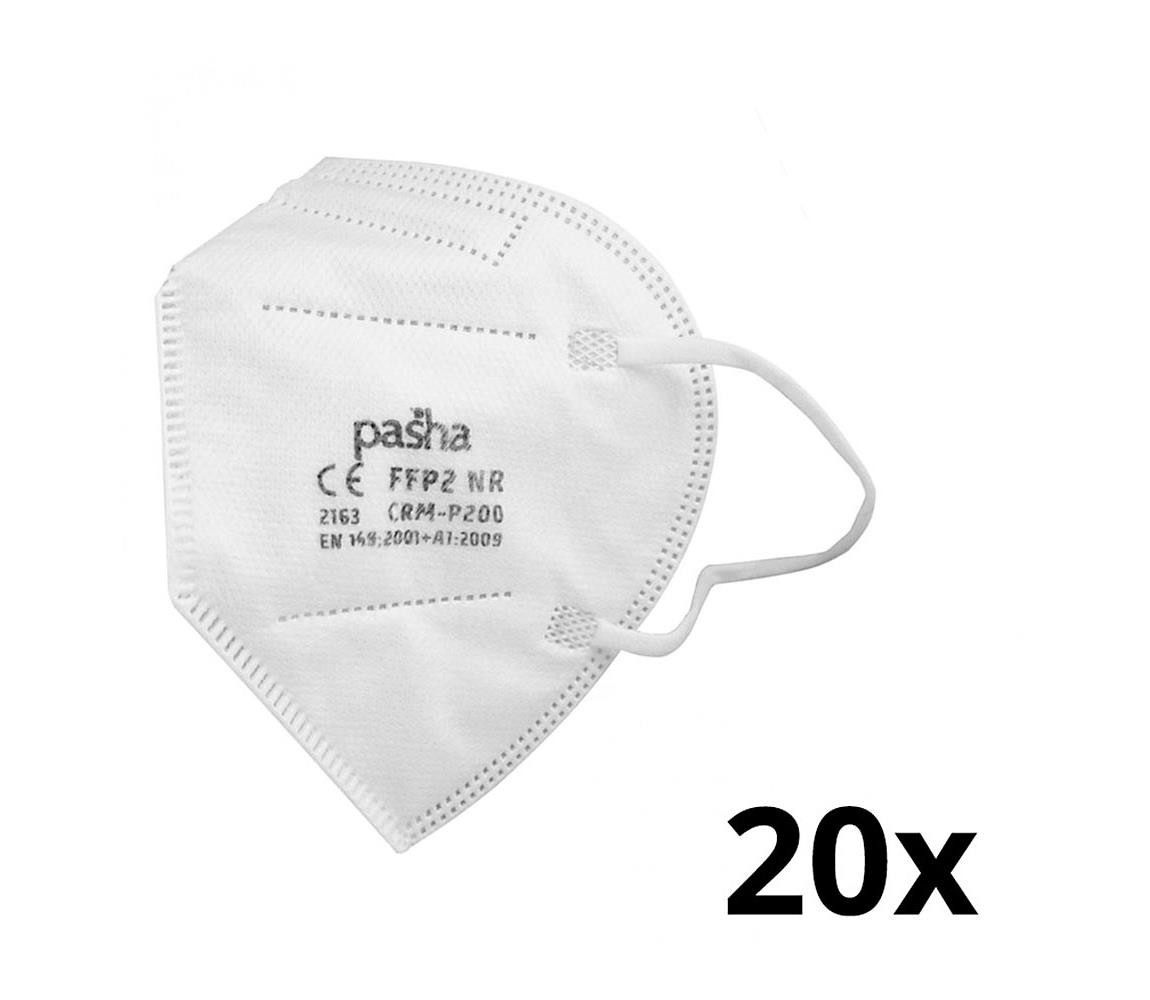 IMobily Ochranná pomůcka - respirátor FFP2 NR CE 2163 20ks SL9939-20ks