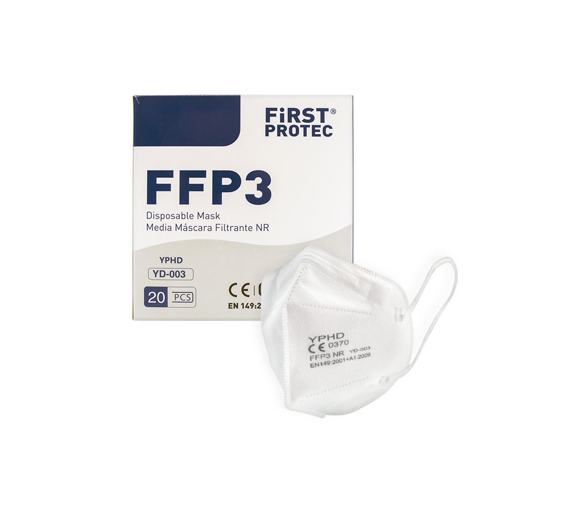 IMobily Ochranná pomůcka - respirátor FFP3 NR CE 0370 1ks P9977