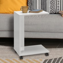 Odkládací stolek 65x35 cm bílá