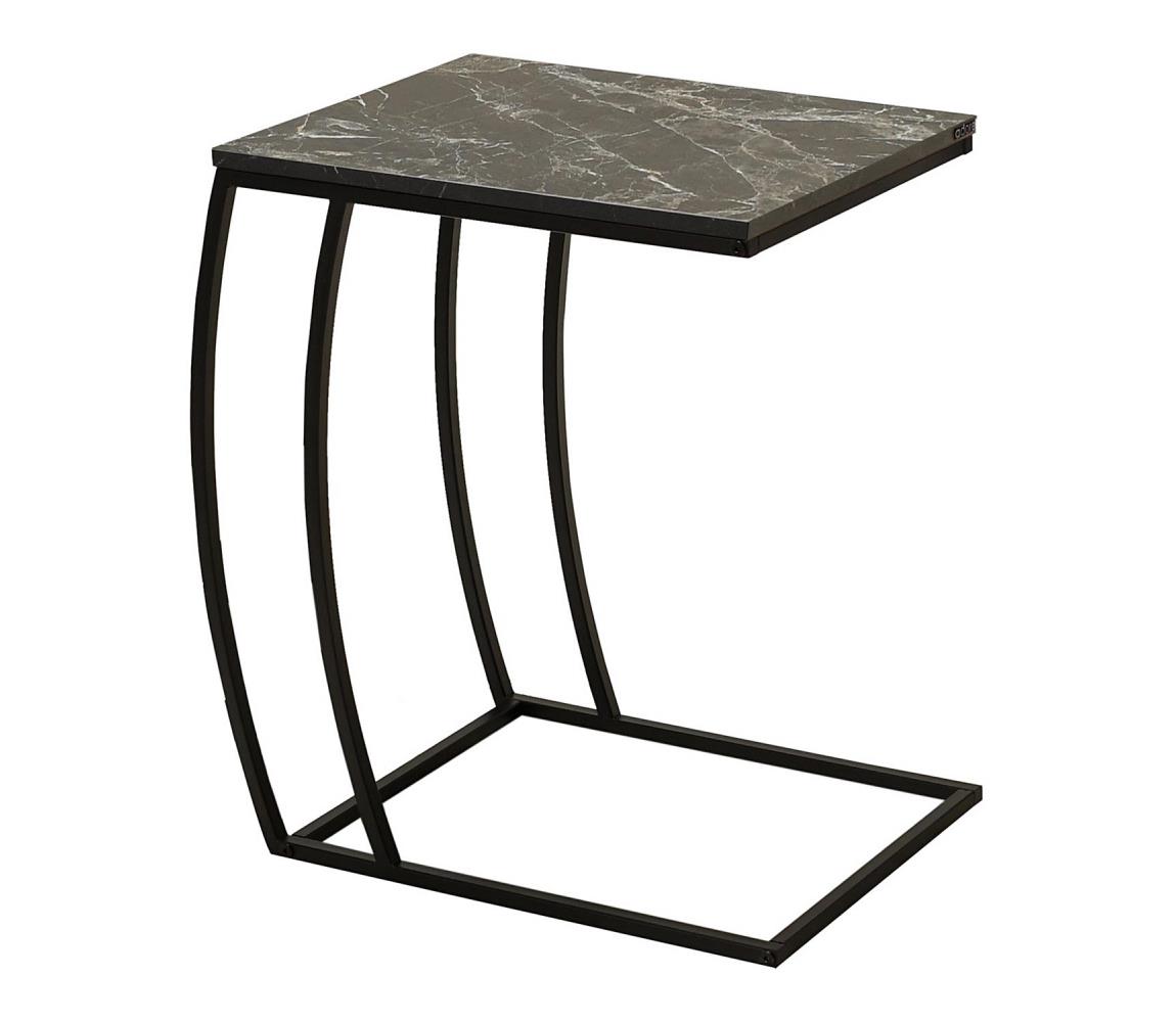 Adore Furniture Odkládací stolek 65x35 cm černá AD0154
