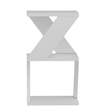 Odkládací stolek ALBENI 30x30 cm bílá