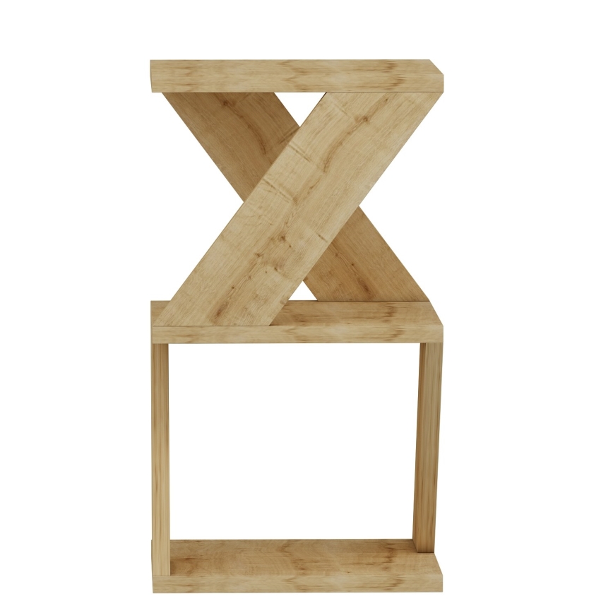 Odkládací stolek ALBENI 30x30 cm hnědá