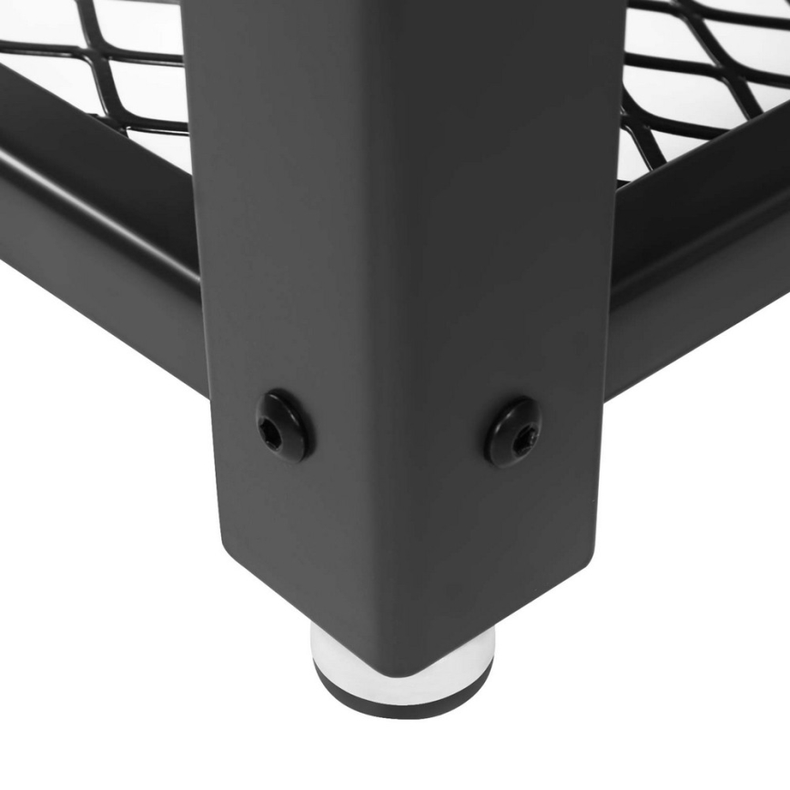 Odkládací stolek ELDUR hnědá/černá