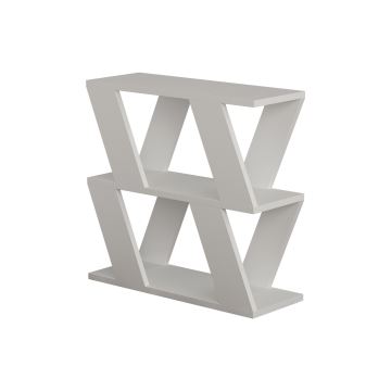 Odkládací stolek LAZENA 57x60 cm bílá