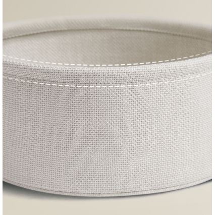 Odkládací stolek NOIRA krémová/bílá