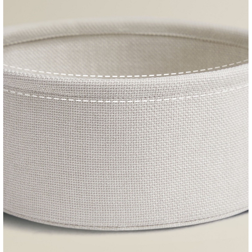 Odkládací stolek NOIRA krémová/bílá