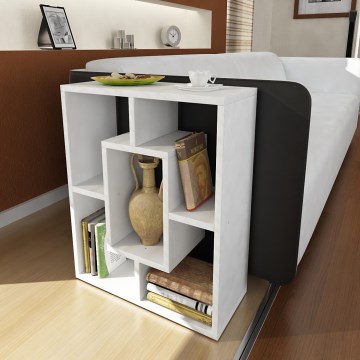 Odkládací stolek OVIS 51x22 cm bílá