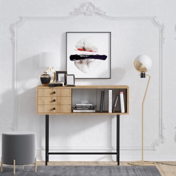 Odkládací stolek PACO 85x100 cm hnědá