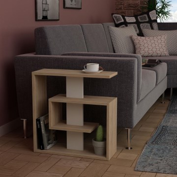 Odkládací stolek SALY 55x20 cm béžová