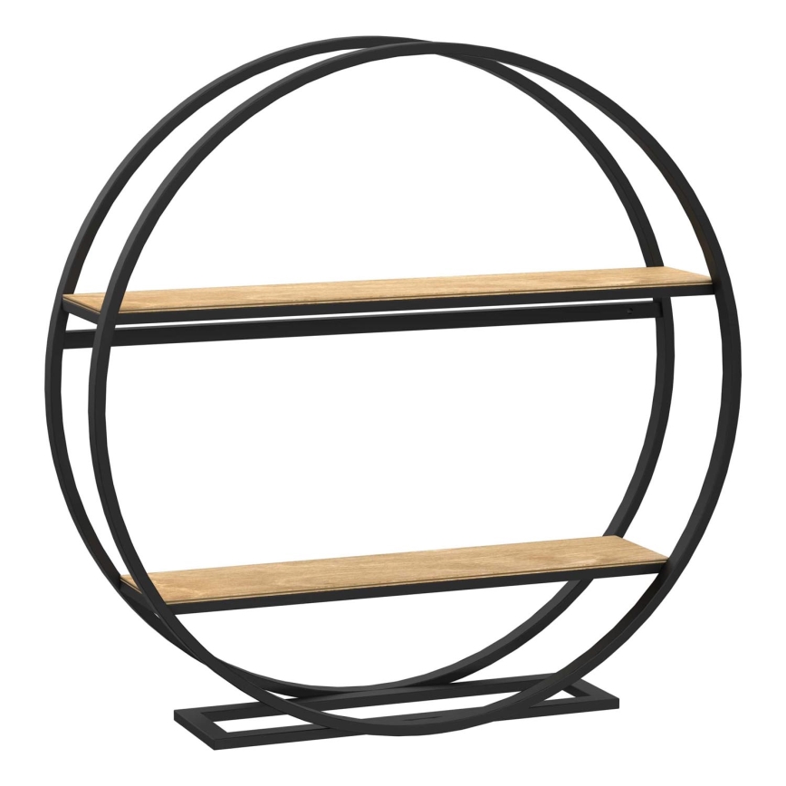 Odkládací stolek SHELF pr. 62,5 cm dub