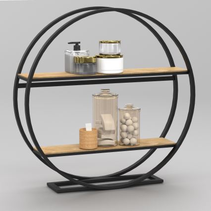Odkládací stolek SHELF pr. 62,5 cm dub
