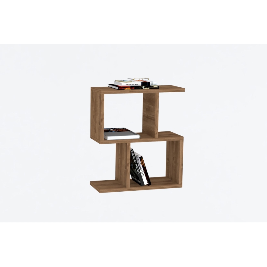 Odkládací stolek ZET 45x17 cm hnědá