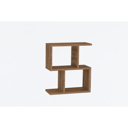 Odkládací stolek ZET 45x17 cm hnědá