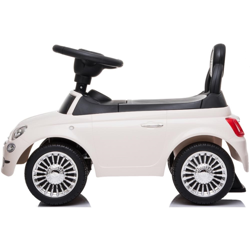 Odrážedlo Fiat 500 krémová