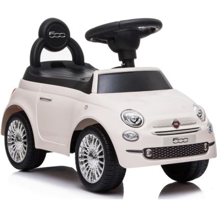 Odrážedlo Fiat 500 krémová