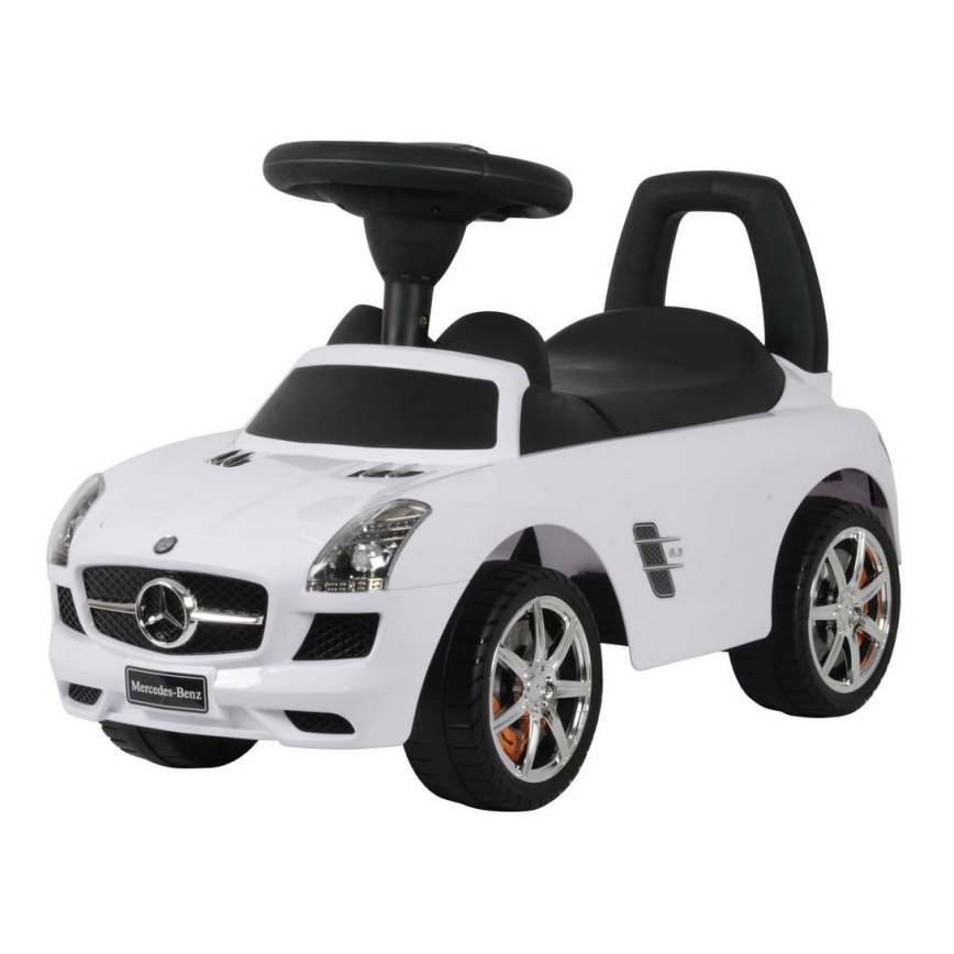Odrážedlo Mercedes 2xAA bílá/černá